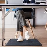 casa pura Heizteppich Heizmatte mit Antirutsch-Rücken für Zuhause oder Büro - beheizbar bis 55°C...