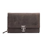 Catering-Geldbörse - Kellnerbörse - Schloss - Leder