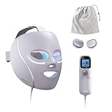 Shark CryoGlow LED-Gesichtsmaske, Kühlung der Augenpartie, Anti-Aging, Hautklärung, rote/blaue...