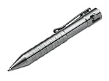 Böker Plus K.I.D. cal .50 Titan Tactical Pen aus satiniertem Titan in der Farbe Silber - 10, 90 cm