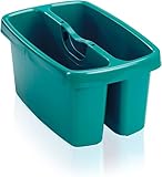 Leifheit Eimer Combi Box mit 2 Kammern für Wasser und Putzutensilien, platzsparend stapelbarer...