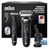 Braun Bundle mit Series 7 Rasierer Kabelloser, Nass und Trockenrasierer, Wasserdicht, Made in...
