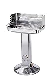 ACTIVA Holzkohlegrill Pisa I Premium Holzkohle Grill aus Edelstahl mit hochwertigem & verchromtem...