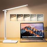 LED Schreibtischlampe Kinder LED Tischlampe,15-Modi Dimmbar Tischleuchte Tischlampen Desk...