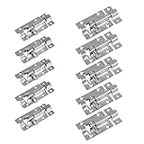 10 Stück Sicherheitstürriegel aus Edelstahl mit 10 Sätze Schrauben, Türriegel Riegel...