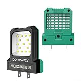 HEBEOT LED-Arbeitsleuchte, 14 W für 12 bis 72 V Elektrowerkzeug, Lithium-Batterie, verstellbare...