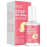 Nagellack Gegen Nägelkauen, 15ml Daumenlutschen Stop Nails Polish, Stop Nägelkauen Für Kinder, No...