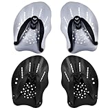 2 Paar Hand Paddles Schwimmen, Paddles Schwimmen, Fingerpaddles, Schwimmpaddels Hand, Finger Paddles...