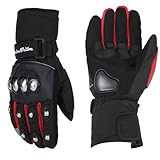 Duyeuau Motorradhandschuhe für Herren und Damen, Vollfinger-Touchscreens, Winter,...