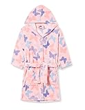 Playshoes Unisex Kinder Fleece-Bademantel Morgenmantel, Schmetterlinge, 134/140