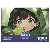 Frosch 1000 Teile Niedliche Cartoon-Puzzles für Erwachsene, lustiges Spielzeug, intellektuelles...