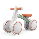SEREED Kinder Laufrad ab 1 Jahr,Spielzeug Lauflernrad mit 4 Räder für 12-36 Monate Baby,Erst...