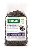 CHEFS & CO | Weiche Getrocknete Bio-Pflaumen (entsteint) - 400g | Bio-Trockenfrüchte | Ganze...