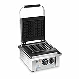 Royal Catering - Waffeleisen Waffelautomat (rechteckig, 37 x 32 x 50 cm, 2.000 W, 10 x 17 cm Waffel,...