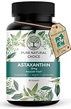 12mg Astaxanthin - Depot Kapseln (für 4 Monate) mit Oxidationsschutz - TÜV geprüft - veganes...