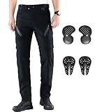 CTBQiTom Motorradhose Herren and Damen Mit Protektoren,Wasserdicht und Atmungsaktiv Motorrad Biker...