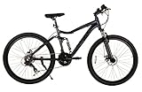 Bounty Full Suspension Mountainbike - 18 Gang Shimano Schaltung, Zoom Federgabeln, Scheibenbremsen,...