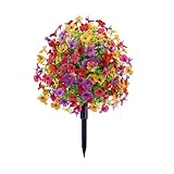 Zunetsutock Künstliche für den Außenbereich, Violette Kunstblumen für den Außenbereich,...