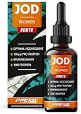 Jod Tropfen FORTE 1000x mit 150 µg Jod pro Tropfen - optimal hochdosiert - nur 1 Tropfen am Tag -...