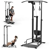 Decorcn Home Gym Kraftstation, Klappbar Rudergerät für Zuhause Power Rack, Multifunctional...