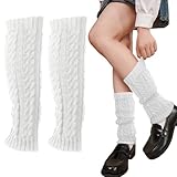 AUNGCSHE Winter Leg Warmers, Stulpen Damen für Damen aus Wolle und Acryl, Weich Sportgeschenk,...