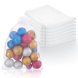 Giantree 50 Stück Organzasäckchen, 18.5 x 13 cm Organzabeutel Mit Kordelzug Geschenkbeutel Organza...