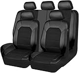 YFSRBH Auto Leder Sitzbezüge Sets Für VW Taigo/Taigo R-Line SUV Crossover,Leder Sitzschoner...