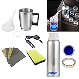 Ctopkatuo Scheinwerfer Aufbereitung Set,Scheinwerfer Reparatur Set mit 200ml...