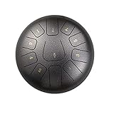 MINGDIAN Steel Tongue Drum 10 Zoll Hand Pan Percussion Drum 11 Tune Ethereal Drum Instrumentenset...