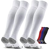 Kinder Stutzen Fussballsocken Jungen - Fussballstrümpfe Stutzenstrumpf 2 Paar EU 31-34 –...