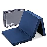hauck Sleeper, Navy - 120x60x5 cm - Faltmatratze für Kinderreisebetten mit Tragetasche - Klein...