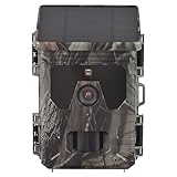 Lixada Solar Wildkamera 50 MP Fotos Full HD Wildtierkamera Solarbetriebene Wildkamera für die...