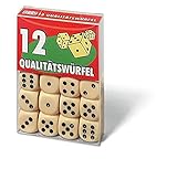 Ravensburger 27097 - 12 Würfel in Klarsichtbox, Spielzubehör, für die ganze Familie, Qualität