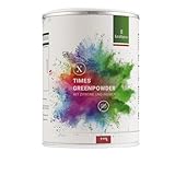 Kraftgras Greenpowder Times Urweizengrassaft-Pulver – Energie-Booster – Mit Koffein, Taurin,...