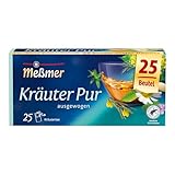 Meßmer Kräuter pur | 25 Teebeutel | Vegan | Glutenfrei | Laktosefrei
