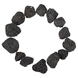 Milisten Atmungsaktives Vulkangestein 100g Beutel Natürlicher Schwarzer Vulkanstein für Aquarium...