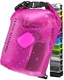 Nordlight Dry Bag 2L Wasserdichter Beutel - (Pink) Wasserdichter Packsack Mit Roll Top Verschluss...