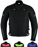 Texpeed Motorradjacke herren mit protektoren - Motorrad Biker Wasserdicht Jacke Mit Rüstung (EN...