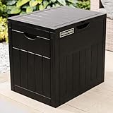 Olsen & Smith - Gartenbox 126L | Wasserdicht & Wetterfest | Abschließbare Aufbewahrungsbox aus...