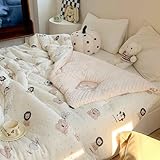 HLTQL Winterdecke Aus Sojafasern, Dicke Winterdecke, Sehr Warme Und Superweiche Decke Für 2...