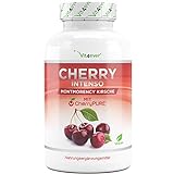 Cherry Intenso - 100 Kapseln mit 550 mg Extrakt - Premium: CherryPure® mit Konzentration 50:1-100%...