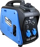 Güde Inverter Stromerzeuger ISG 2000-2 (4-Takt Motor, Benzin, 2,11/2,86 (kW/PS), 2x 230V, max....