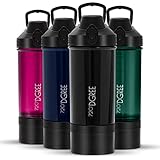 720°DGREE Fitness Shaker “uberShaker“ - 550ml - Premium Eiweißshaker mit Pulverfach -...