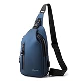 Pangogogo Wasserfest Crossbody Bag Herren|Leichte Kratzfeste Umhängetasche Herren...
