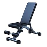 Verstellbare Hantelbank – Mehrzweck-Klappbare Neigungsbank für Zuhause Gewichtheben und...