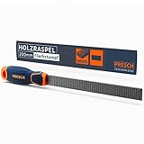 Presch Holzraspel Flachstumpf 200mm - Hochwertige Raspel mit doppelseitigem Hieb H2 für saubere...