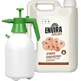 Envira Spinnen Abwehrspray 2 Liter + 2L Drucksprüher - Spray mit Langzeitwirkung gegen Spinnen,...