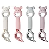 Multi-Bieröffner, 4-in-1, Bären-Flaschenöffner, Deckelöffner, mit Glasgreifer, für Dosen,...