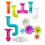 BUNDLE Building Bath Toy Set, Boon Rohr, Schlauch & Zahnrad Bündel, Badeutensilien und...