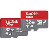 SanDisk Ultra 32 GB microSDHC Memory Card + SD Adapter with A1 App Performance Up to 120 MB/s, Class...